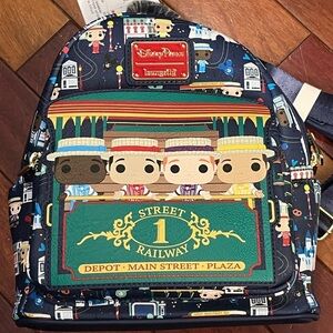 Disney Parks Loungefly Magic Kingdom Dapper Dans mini-backpack NWT